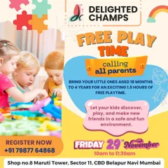 Here is another one of my popular free play time events for toddlers. These sessions are designed to give parents and children a feel for my play-based learning philosophy and our welcoming community here in CBD Belapur.