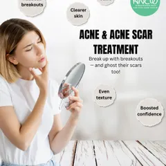 It is time to break up with breakouts and ghost their scars. My acne and scar treatments are designed to reduce breakouts, fade scars, and even out skin texture for a major confidence boost.