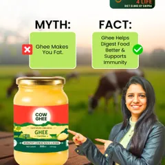Are you still afraid of adding ghee to your dal or roti? I'm here to bust this common myth. Ghee, when used correctly, is a source of healthy fats that aids digestion and supports immunity, proving that traditional Indian wisdom is timeless.