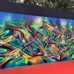 This is my 'bijli flow' in its purest form. A complex wildstyle piece created for a festival, packed with color, energy, and intricate letter connections. This is the kind of madness I love to create.