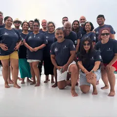 Even when the weather in the Maldives was a bit moody, this crew's spirit was unstoppable. It just goes to show that a positive attitude and great company can make any trip an amazing adventure.