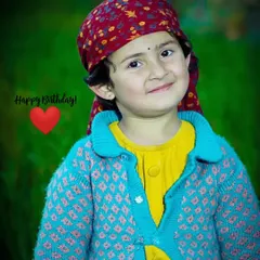 A happy birthday portrait of my little angel in a traditional Himachali look. The vibrant colors and her sweet smile make this a cherished memory.