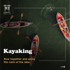 If you need to chill, I've got you covered. Grab a kayak and paddle across the lake for some peace and quiet. It's the perfect way to balance out the high-energy thrills.