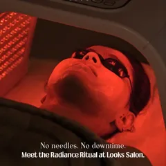 Meet our Radiance Ritual, a modern approach to skin rejuvenation. This treatment uses the power of Red Light Therapy to help boost collagen and calm the skin. The best part is there are no needles and no downtime, just a comfortable, relaxing experience.