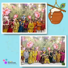 Our little Krishnas and Radhas celebrate Janmashtami by sharing stories and songs about the festival. These cultural celebrations build confidence in public speaking and a deep connection to our heritage.