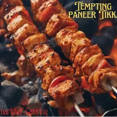 Tempting Paneer Tikka, marinated in spices and grilled over charcoal. The smoky flavor and soft texture make this a vegetarian appetizer that everyone loves.