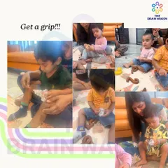 Get a grip. These activities are all designed to develop the small muscles in a child's hands, preparing them for writing, drawing, and other detailed tasks.