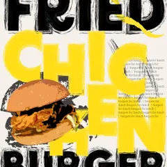 Our Fried Chicken Burger, another favourite from the lunch menu. Crispy, juicy, and served in a soft bun, it's the ultimate comfort food.