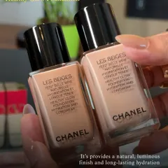 The Chanel Les Beiges Healthy Glow Foundation is a holy grail for a reason. It provides a natural, luminous finish and long-lasting hydration for that perfect skin-like glow.