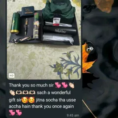 This is why I do what I do. Hearing a customer say my gift was "jitna socha tha usse accha hain" (better than expected) is the best feeling. Your happiness is my priority.
