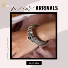This is my oxidized silver elephant head kada. The intricate carving and traditional design make it a powerful and stylish piece of wristwear.