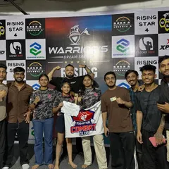 The whole team celebrating our victories. From the youngest to the oldest, we are one unit, one family, all pushing each other to be better.
