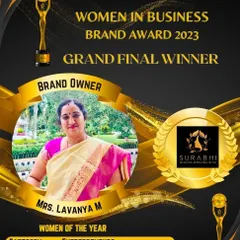 I was honored to be named a Grand Final Winner and Woman of the Year at the Women in Business Brand Awards 2023. I am so grateful for the recognition of my work with Surabhi Naturals.