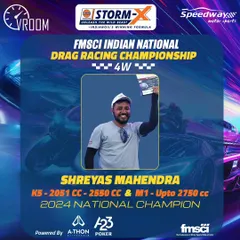 A huge congratulations to Shreyas Mahendra, the 2024 National Champion in the K5 and M1 classes. Winning here means earning a place in Indian motorsport history.