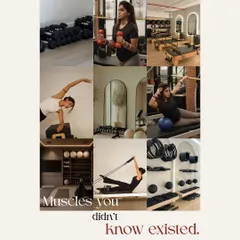 A little bit of everything to challenge muscles you didn't know existed. From reformers to free weights, our studio is fully equipped for a complete workout.