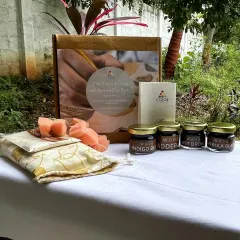 Ready to get creative? Our DIY Natural Color Kit for fabric painting is your first step into the world of eco-friendly color. Each kit is packed with ready-to-use natural pastes, practice materials, and a video tutorial, making it a perfect gift for any maker.