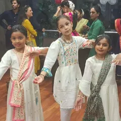 Our talented students performing a beautiful Kathak piece at a Christmas Flea Market. It was a wonderful display of India's secular spirit, blending classical art with a festive celebration.