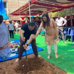 The groundbreaking ceremony for a new project. This marks the official start of the build phase, a moment filled with excitement for what's to come.