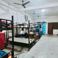A view of the dormitory-style hostel where my residential athletes stay. It is a no-frills environment designed for a community of focused, dedicated players.