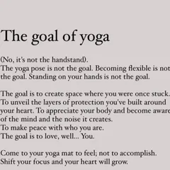 I share this because it is the heart of my teaching. The goal is not physical perfection but internal exploration. We come to the mat to feel, to heal, and to connect with ourselves on a deeper level.