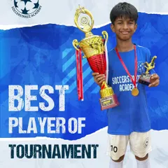 A huge congratulations to Kayden Vaz for being named the Best Player of the Tournament. His skill and hard work truly shone through, and this award is well deserved.
