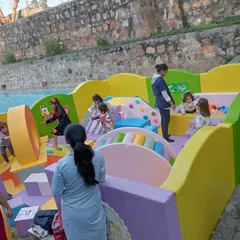 A wider view of the fun by the pool. Our team is always on hand to ensure a safe and supervised play environment for all the little guests.