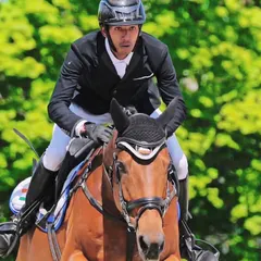 A focused shot of Ashish Limaye and his trusted partner, Will, clinching first place in the CCI 3* at Sopot. This pair earned their qualification for the Asian Championship, a proud moment for our team.