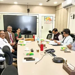 The leadership teams from both organizations in discussion during the MoU signing event, planning the future of our enhanced educational programs.