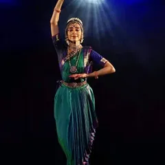 A tribute to a beloved artist. This image honors the memory of Manjunath, an excellent costume tailor who crafted beautiful costumes for my Ambalam girls.