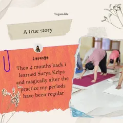 A true story of transformation. This is a snippet from Lavanya's journey, sharing how learning Surya Kriya helped her periods become regular after a long struggle with PCOD.