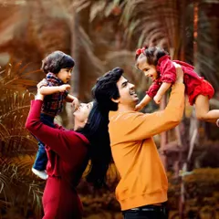 This is what pure joy looks like! An outdoor family photoshoot during the golden hour with these adorable one-year-old twins was so much fun. We just let them play and be themselves, and the result is these beautiful, candid moments of family love.