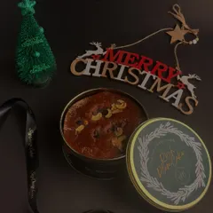 My Christmas goodies menu, featuring the famous Rich Plum Cake in its festive tin. These make for perfect gifts for family, friends, and corporate clients during the holiday season.