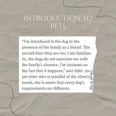 As this article mentions, the meet and greet is essential. I insist on meeting your dog with you present first, so they see me as a friend and don't associate me with your absence.