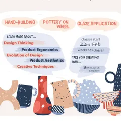 Our courses cover everything from hand-building and wheel throwing to glaze application, with a focus on design thinking and aesthetics.