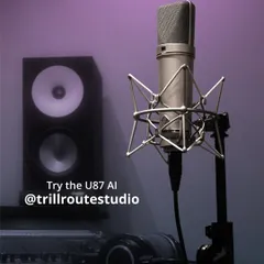 The Neumann U87 Ai, set up and ready for a session in our studio. Come experience the warmth and clarity that has made this mic a studio essential for decades.