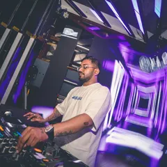 In the zone, surrounded by lights and sound. I am focused on one thing: reading the room and playing the perfect track to keep the energy high all night long at Flo, Church Street.