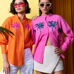 This shot for Boho-Chic highlights the bold color capabilities of our paintable set. The bright yellow provides a perfect, high-contrast background for summer fashion photography and lookbooks.