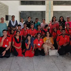 Here I am with the incredible young artists of Srishti Special Academy on the day of our 'Sunny Symphony' show. The energy and excitement were wonderful. It was a joy to guide them and watch their confidence shine on stage.