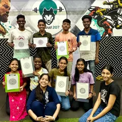 This is what pure joy looks like. I feel so much gratitude seeing my students proudly show the beautiful mandalas they created from scratch during one of my Mumbai workshops. Everyone starts as a beginner, but leaves as an artist.