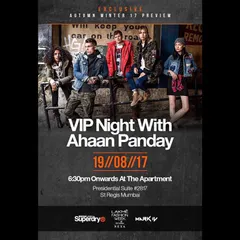 The official event poster for a VIP night I played for the brand Superdry during Lakme Fashion Week, held at the St. Regis, Mumbai.