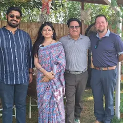 We had an action-packed day hosting PGA Pro coach Mathew Reise and renowned Sufi singer Dr. Jagriti Prasanna. It's always a pleasure to host such inspiring individuals.