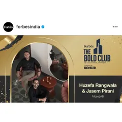 Look ma, we made it to Forbes! Being listed in the Forbes 'The Bold Club' as one of India’s Top Luxury Architects and Designers was a huge honour and a proud moment for our 12-year-old studio.