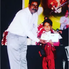 A proud moment for me, receiving a state-level magic award at the age of eight. This early recognition fueled my passion and dedication to mastering the art of illusion.