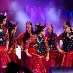 A powerful moment from our production 'Draupadi'. This dance drama, featuring 20 of our students, was a super hit that left the audience with a moving and thought-provoking message.