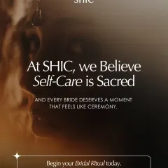 At SHIC, I believe self-care is sacred. Every bride deserves a moment that feels like a ceremony, a quiet space to prepare not just her skin, but her spirit for the day ahead.