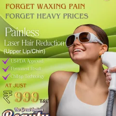 A special offer for one of the most requested services: painless laser hair reduction for the upper lip and chin. This makes it easy to try the service and see the results for yourself.