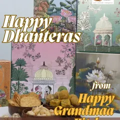 For festivals like Dhanteras, our hampers offer a taste of tradition and goodness. These decorative boxes are filled with a variety of our classic Marwadi snacks and sweets, making them a perfect gift to share prosperity and happiness with your loved ones.