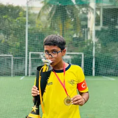 Our Under-13 captain proudly kisses the BEL Cup trophy. Leading his team to victory is a moment he will never forget. We build leaders on and off the field.