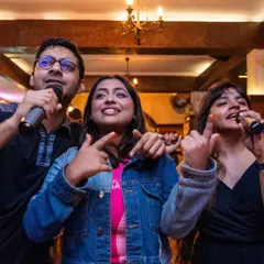 Karaoke is always better with friends. Grab your crew and get ready for a group performance, because my stage is open for solos, duets, and epic team singalongs.
