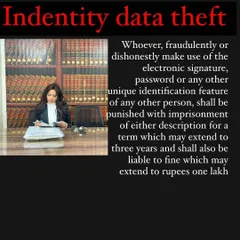 Identity and data theft are punishable by up to three years in prison and a fine. If someone fraudulently uses your electronic signature, password, or other unique identification, it is a serious crime. I help businesses and individuals take legal action against such offenses.